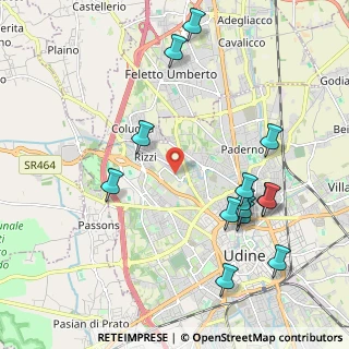 Mappa Via Fagagna, 33100 Udine UD, Italia (2.28214)