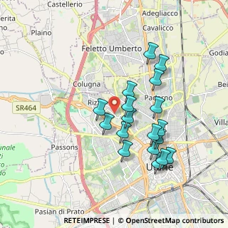 Mappa Via Fagagna, 33100 Udine UD, Italia (1.67056)
