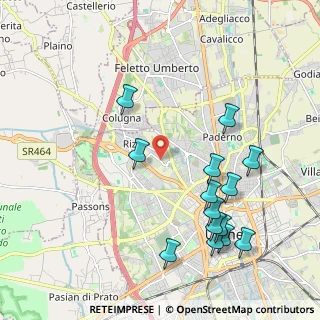 Mappa Via Fagagna, 33100 Udine UD, Italia (2.24143)