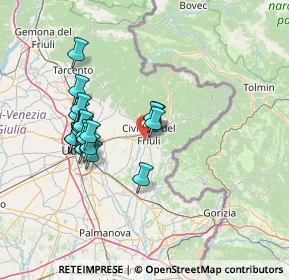 Mappa Strada Valeria, 33043 Cividale del Friuli UD, Italia (12.807)