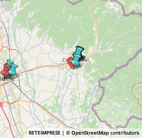 Mappa Strada Valeria, 33043 Cividale del Friuli UD, Italia (7.30182)