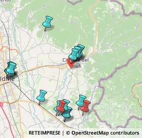 Mappa Strada Valeria, 33043 Cividale del Friuli UD, Italia (9.2705)