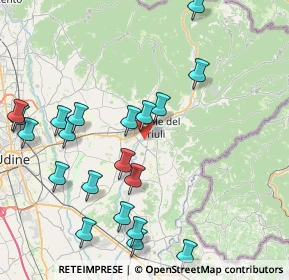 Mappa Strada Valeria, 33043 Cividale del Friuli UD, Italia (9.3125)