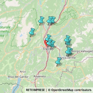 Mappa Via lung'Adige Luigi Braille, 38121 Trento TN, Italia (12.18583)