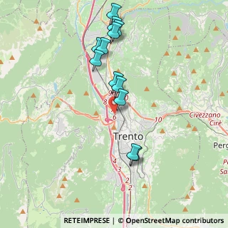 Mappa Via lung'Adige Luigi Braille, 38121 Trento TN, Italia (3.80583)