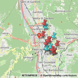 Mappa Via lung'Adige Luigi Braille, 38121 Trento TN, Italia (1.62647)
