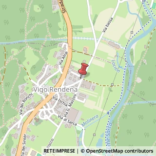 Mappa Via Giuseppe Mazzini, 13, 38080 Vigo Rendena, Trento (Trentino-Alto Adige)