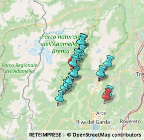 Mappa Via Giuseppe Mazzini, 38080 Vigo Rendena TN, Italia (9.595)