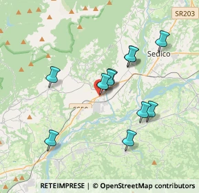 Mappa Via Feltre, 32035 Santa Giustina BL, Italia (3.24182)