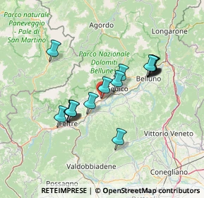 Mappa Via Feltre, 32035 Santa Giustina BL, Italia (12.30412)