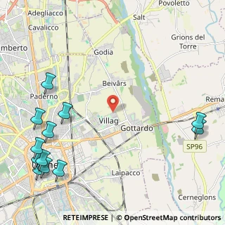 Mappa Via Pietro Maset, 33100 Udine UD, Italia (3.21083)
