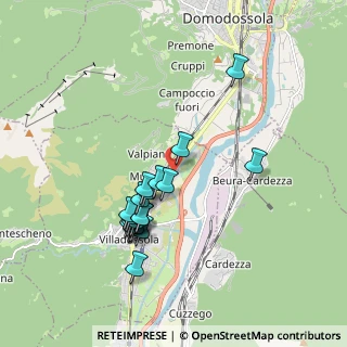 Mappa Via Felino Poscio, 28844 Villadossola VB, Italia (1.6955)