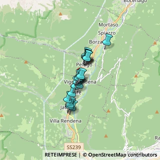 Mappa Via IV Novembre, 38094 Porte di Rendena TN, Italia (0.959)