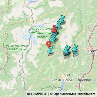 Mappa Via IV Novembre, 38094 Porte di Rendena TN, Italia (11.45)