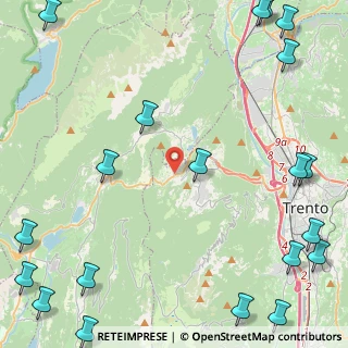 Mappa Trento, 38123 Vigolo Baselga TN, Italia (7.3075)