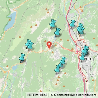 Mappa Trento, 38123 Vigolo Baselga TN, Italia (4.7515)