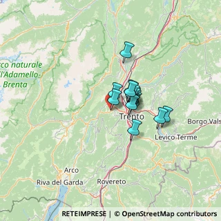 Mappa Trento, 38123 Vigolo Baselga TN, Italia (7.68214)