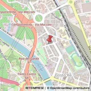 Mappa Via Antonio Abondi, 17, 38121 Trento, Trento (Trentino-Alto Adige)