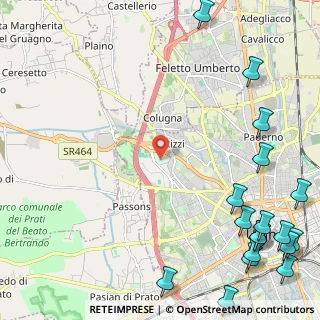 Mappa Piazzale Repubblica Argentina, 33100 Udine UD, Italia (3.56778)