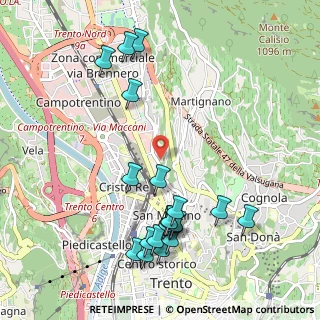 Mappa Via S. Daniele Comboni, 38100 Trento TN, Italia (1.1545)