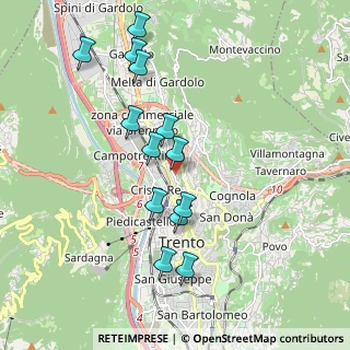 Mappa Via S. Daniele Comboni, 38100 Trento TN, Italia (1.85769)