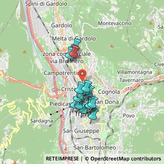 Mappa Via S. Daniele Comboni, 38100 Trento TN, Italia (1.38118)