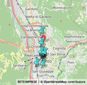 Mappa Via S. Daniele Comboni, 38100 Trento TN, Italia (1.41636)