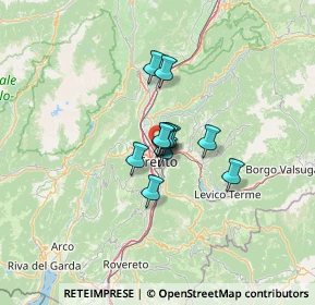Mappa Via S. Daniele Comboni, 38100 Trento TN, Italia (6.92455)