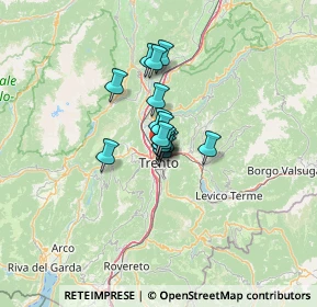 Mappa Via S. Daniele Comboni, 38100 Trento TN, Italia (6.52933)