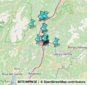 Mappa Via S. Daniele Comboni, 38100 Trento TN, Italia (6.68071)