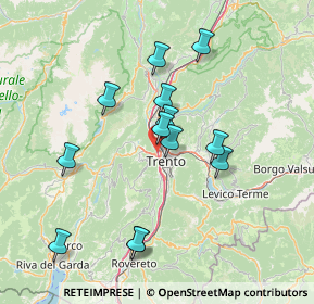 Mappa Via Santi Cosma e Damiano, 38100 Trento TN, Italia (13.42462)