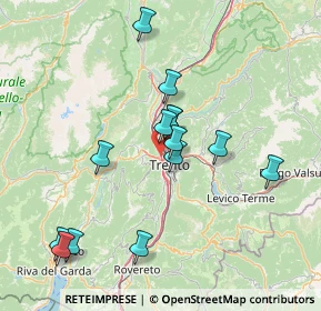 Mappa Via Santi Cosma e Damiano, 38100 Trento TN, Italia (14.04714)