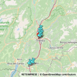 Mappa Via Santi Cosma e Damiano, 38100 Trento TN, Italia (33.53308)
