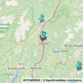 Mappa Via Santi Cosma e Damiano, 38100 Trento TN, Italia (38.649)