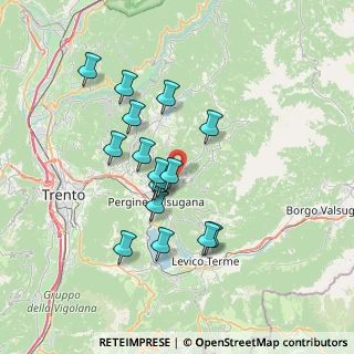 Mappa Via Miniere, 38057 Frassilongo TN, Italia (6.14688)