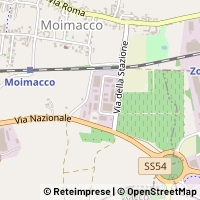 Mapa Moimacco