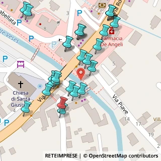Mappa Via Piave, 32035 Santa Giustina BL, Italia (0.06786)