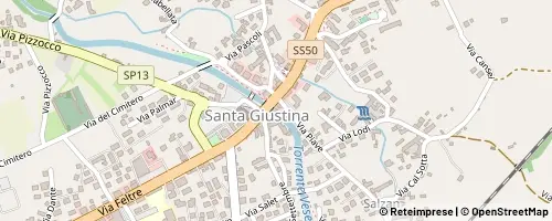 Mappa Santa Giustina