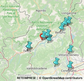 Mappa Via Piave, 32035 Santa Giustina BL, Italia (14.71091)