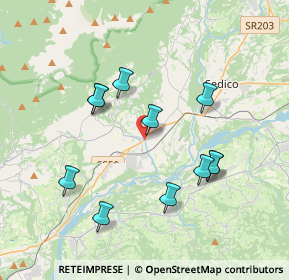 Mappa Via Piave, 32035 Santa Giustina BL, Italia (3.54818)