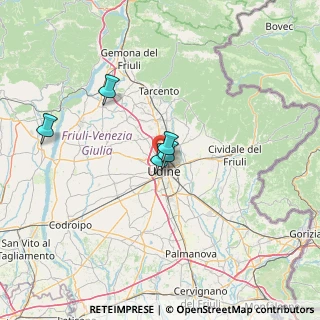 Mappa Via Pompeo Caimo, 33100 Udine UD, Italia (43.66667)