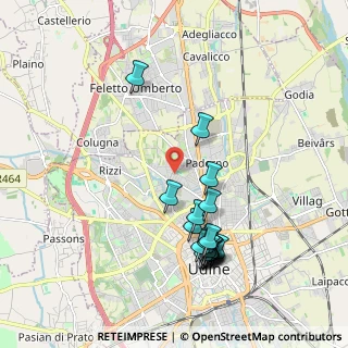 Mappa Via Pompeo Caimo, 33100 Udine UD, Italia (2.018)