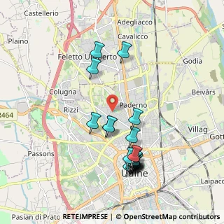 Mappa Via Pompeo Caimo, 33100 Udine UD, Italia (1.9855)