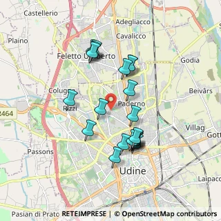 Mappa Via Pompeo Caimo, 33100 Udine UD, Italia (1.6135)