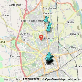 Mappa Via Pompeo Caimo, 33100 Udine UD, Italia (2.2295)