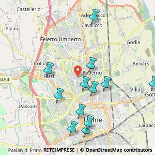 Mappa Via Pompeo Caimo, 33100 Udine UD, Italia (2.2375)