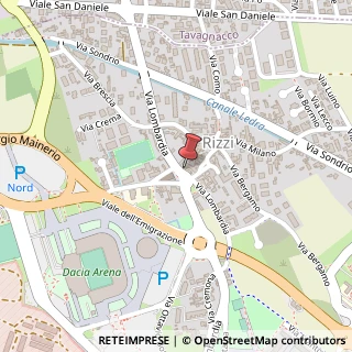 Mappa Piazza Rizzi, 31, 33100 Udine, Udine (Friuli-Venezia Giulia)
