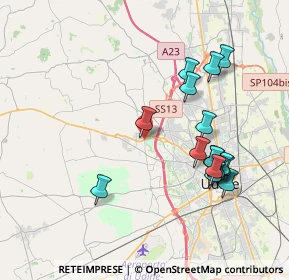 Mappa Via del Cotonificio, 33037 Pasian di Prato UD, Italia (3.85063)