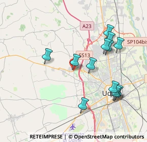 Mappa Via del Cotonificio, 33037 Pasian di Prato UD, Italia (3.91923)