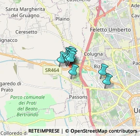 Mappa Via del Cotonificio, 33037 Pasian di Prato UD, Italia (0.60417)